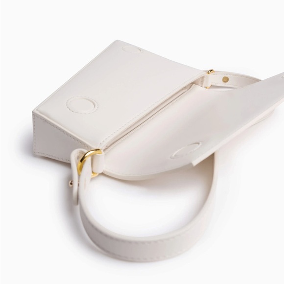 AUPEN PURPOSE HANDBAG - SNOW - NWT - CELEBRITIES  HAVE BEEN SPOTTED CARRYING BAG - Picture 6 of 15